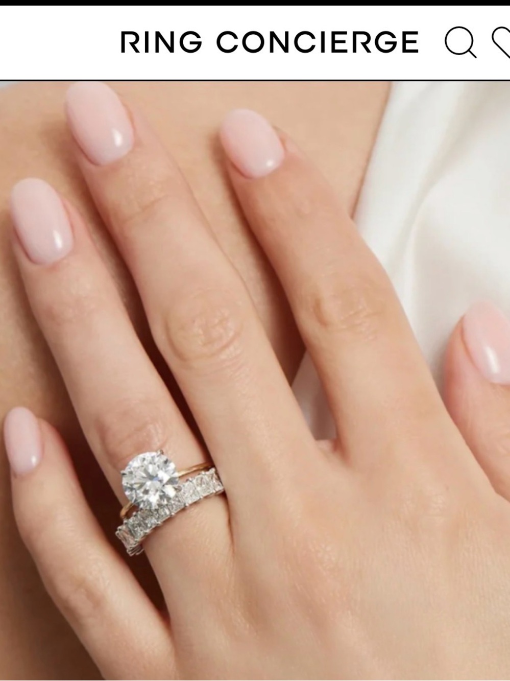 Ring Concierge 14K White Gold Emerald-Cut Ring - Picture 12 of 12